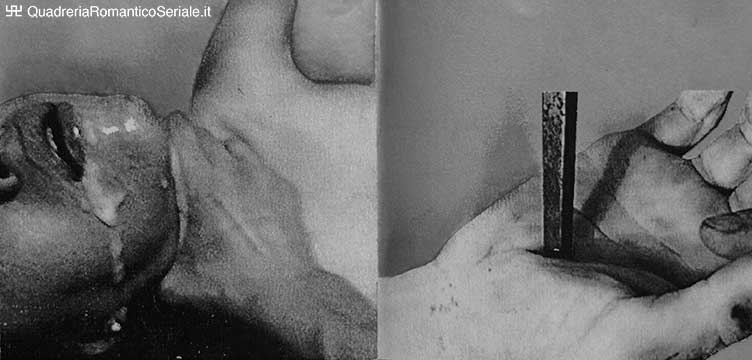 strozzatura con sperma alla bocca e mano chiodata